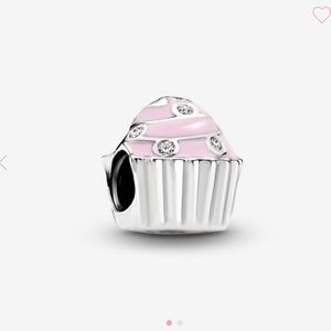PANDORA PINK CUPCAKE CHARM